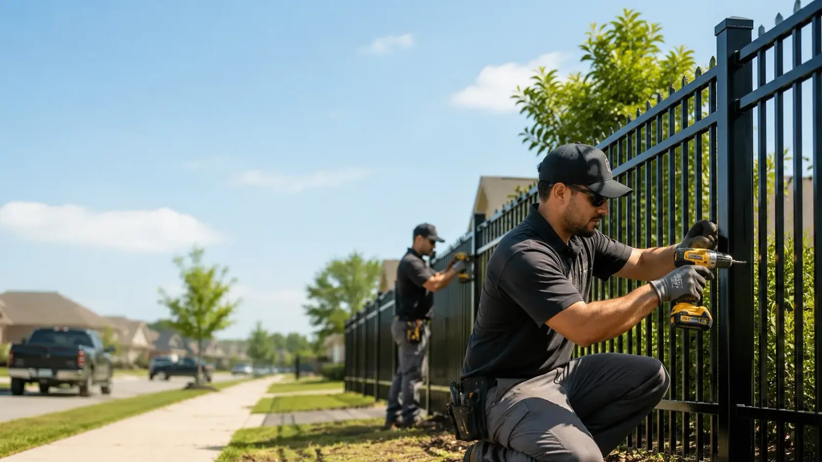Metal Fence Installation in Steward, IL